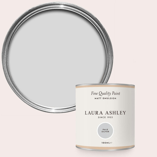 Laura Ashley Homeware Laura Ashley Pale Silver 100ml Tester Pot 