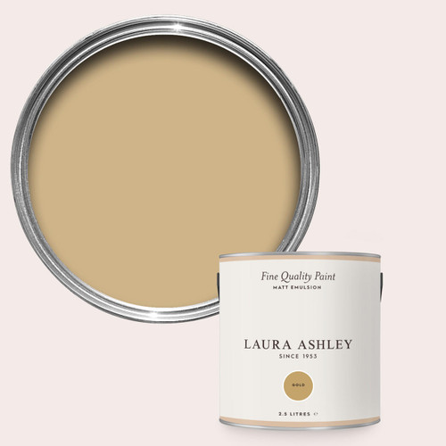 Laura Ashley Homeware Laura Ashley Gold 2.5l Matt Emulsion Paint 