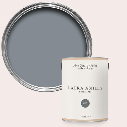 Laura Ashley Homeware Laura Ashley Dark Slate 5l Matt Emulsion Paint 