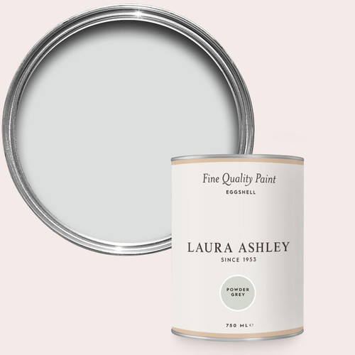 Laura Ashley Homeware Laura Ashley Powder Grey 750ml Eggshell Paint 