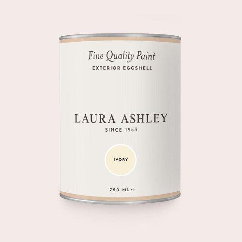 Laura Ashley Homeware Laura Ashley Ivory 750ml Exterior Eggshell Paint 