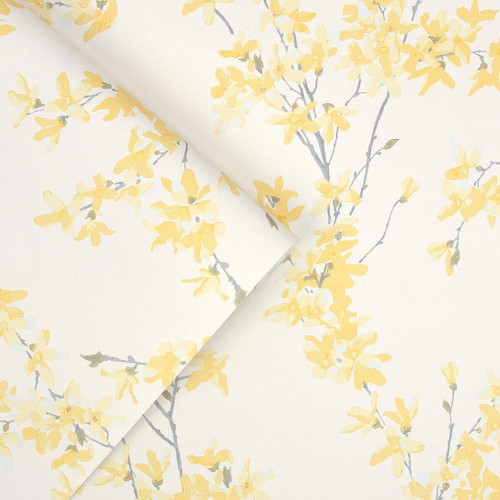 Laura Ashley Homeware Laura Ashley Sunshine Forstyhia Wallpaper 