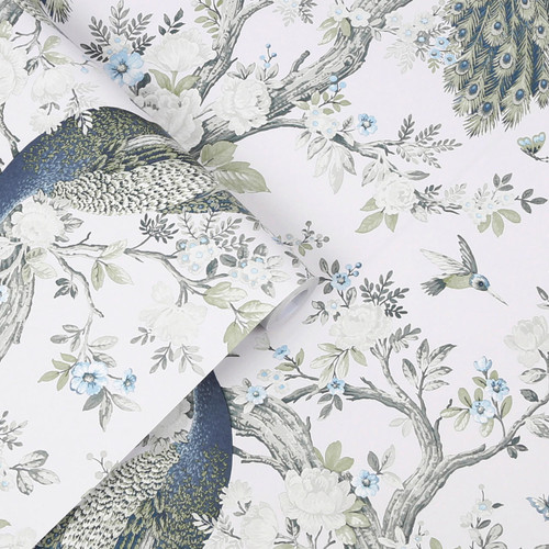 Laura Ashley Homeware Laura Ashley Midnight Belvedere Wallpaper 