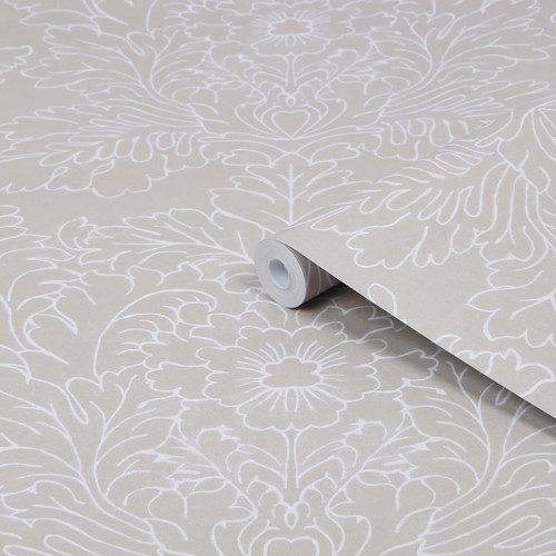 Laura Ashley Homeware Laura Ashley Dove Grey Silchester Wallpaper 