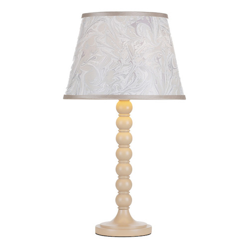 Spool Taupe Gloss Base Only Table Lamp