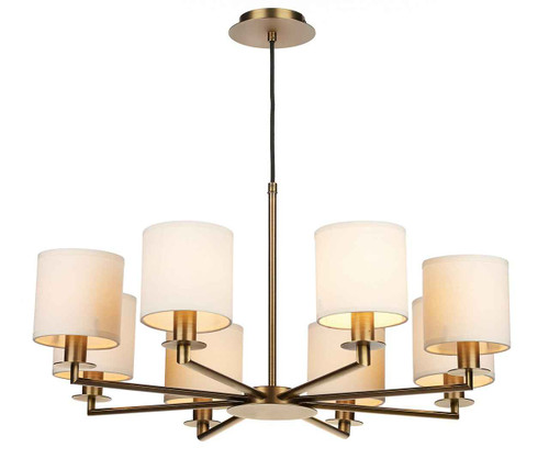 Tyler 8 Light Bronze Dual Mount Pendant Light