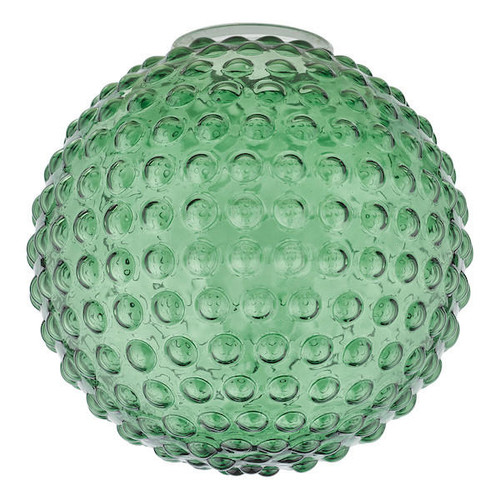 Dar Lighting Hobnail Clear Green 25cm Easy Fit Pendant Shade Only 