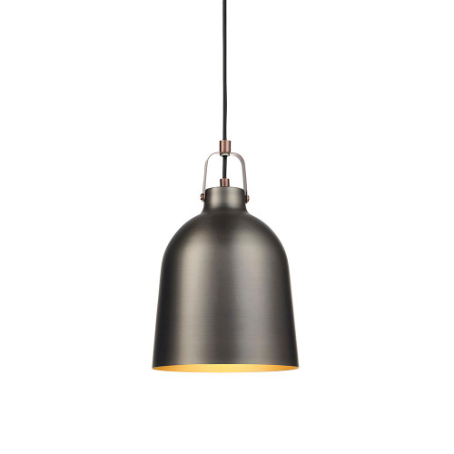 Lazenby Aged Pewter and Copper Pendant Light
