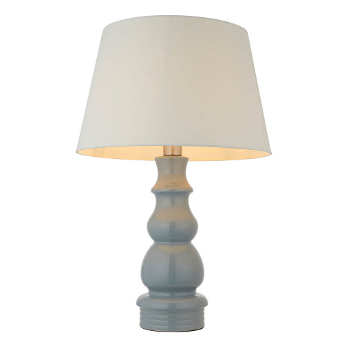 Provence and Cici Grey Glaze with Ivory Shade 45.5cm Table Lamp