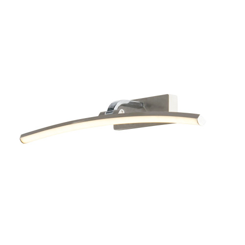 Santorini Satin Silver with Polished Chrome 50cm LED Picture Light