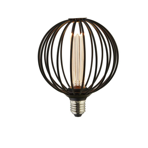 Searchlight Globe Black Metal Bulb 