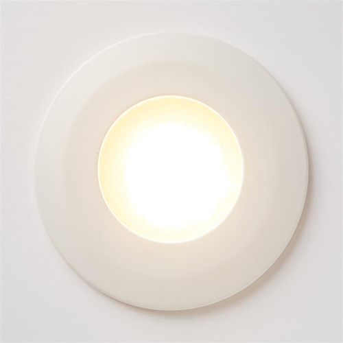 Searchlight Burford White Recessed IP65 Bathroom LED Wall or Ceiling Light 