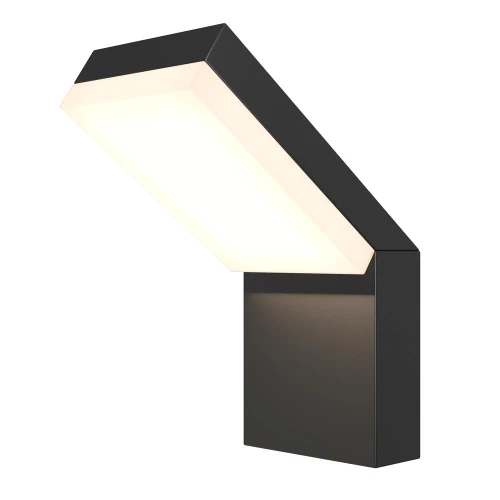 Maytoni Paso Black with White Diffuser IP54 Wall Light 