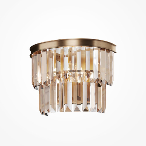 Revero Gold and Crystal Wall Light