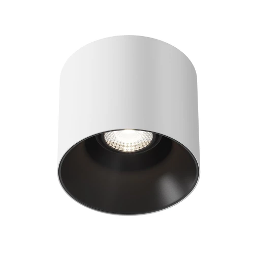 Maytoni Alfa LED White with Black 25W 4000K Surface Downlight 