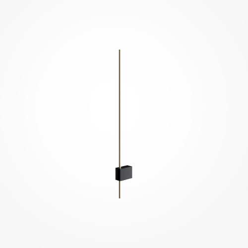 Maytoni Pars Black with Gold 6W Wall or Ceiling Light 