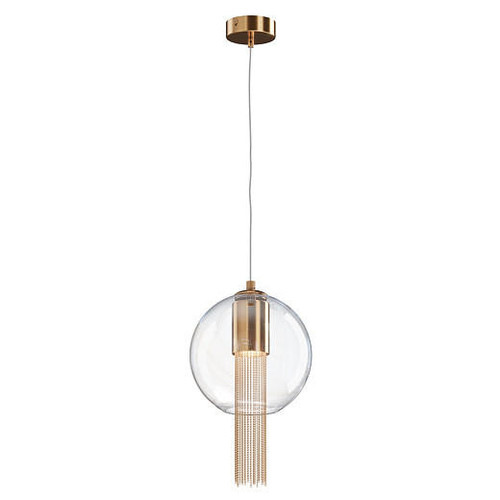 Maytoni Flusso Bronze with Clear Diffuser 20cm Pendant Light 