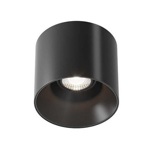 Maytoni Alfa LED Black Dimmable 15W 4000K Surface Downlight 