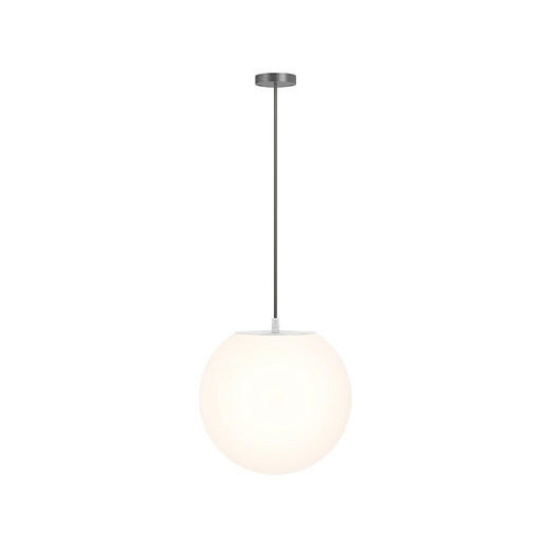 Maytoni Erda Black with White Diffuser IP54 Pendant Light 