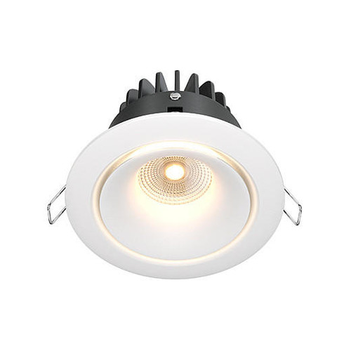 Maytoni Yin White 12W Dimmable Ceiling Recessed Light 