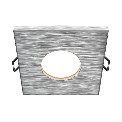 Maytoni Stark Silver with White Diffuser Square Ceiling Recessed Light 