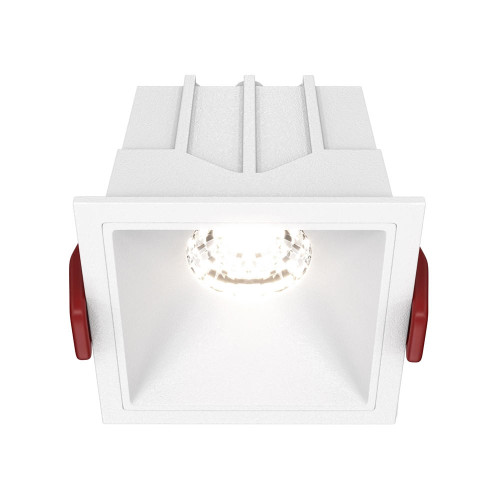 Maytoni Alfa LED White 10W 4000K Square Recessed Light 