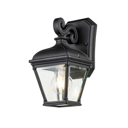 Elstead Lighting Bayview Black 27cm IP44 Wall Light 