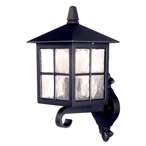 Elstead Lighting Winchester Black Lantern IP44 Wall Light 