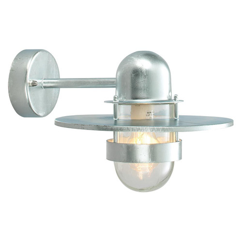 Norlys Bergen Galvanised IP55 Wall Light 