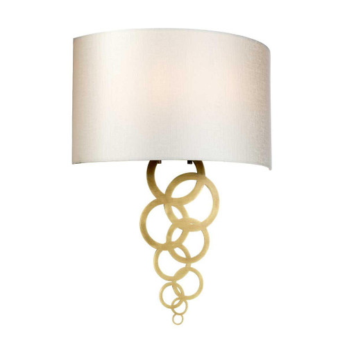 Elstead Lighting Curtis 2 Light Antique Brass Wall Light 