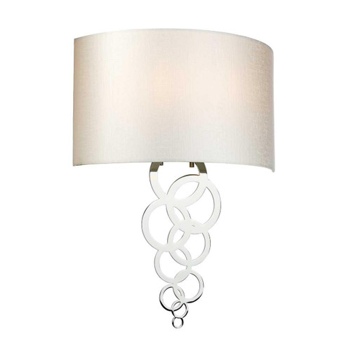 Elstead Lighting Curtis 2 Light Polished Chrome Wall Light 
