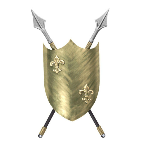 Elstead Lighting Crusader 2 Light Burnished Bronze Wall Light 