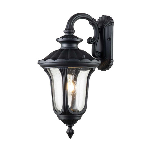 Elstead Lighting Chicago Black 23cm IP44 Wall Light 