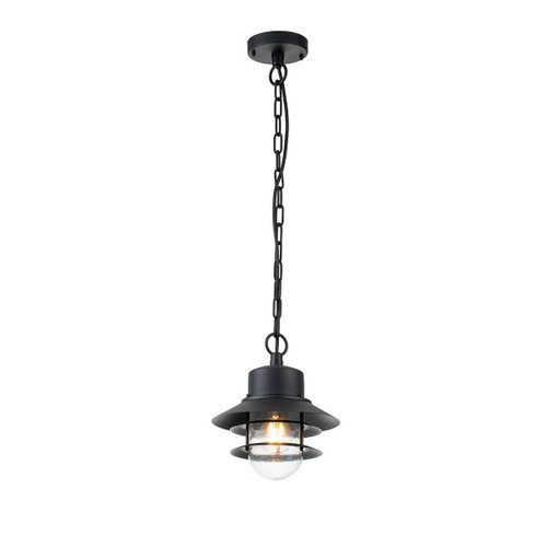 Elstead Lighting Copenhagen Black IP44 Pendant Light 