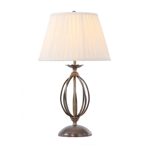 Elstead Lighting Artisan Aged Brass with Ivory Shade Table Lamp 