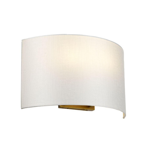 Flambeau Cooper Aged Brass 39cm Wall Light 