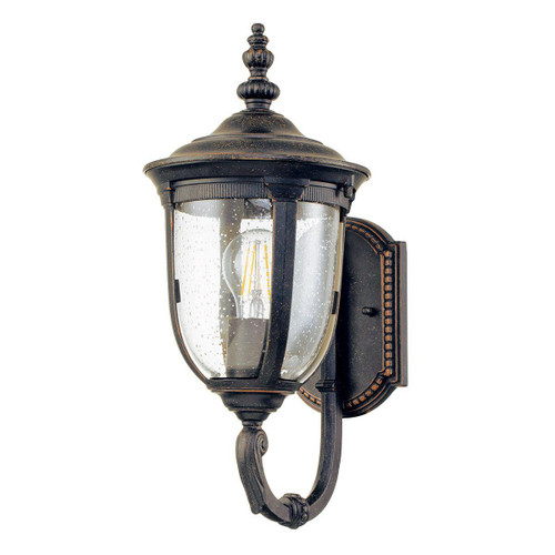 Elstead Lighting Cleveland A Weathered Bronze 18cm IP44 Wall Light 