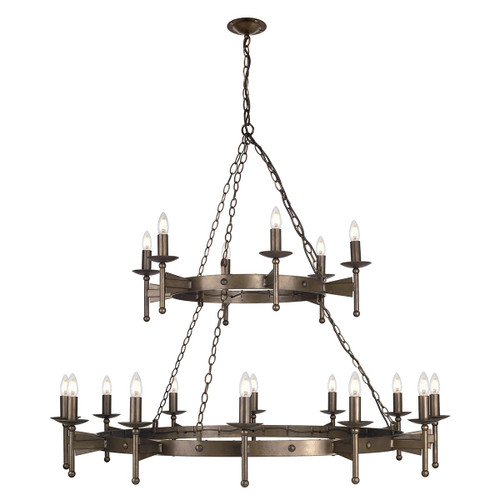 Cromwell 18 Light Old Bronze Chandelier