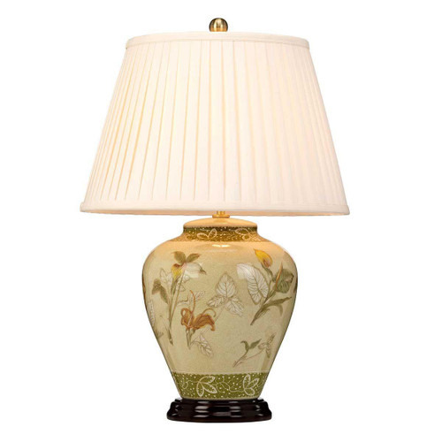 Elstead Lighting Arum Lily with Cream Shade Table Lamp 