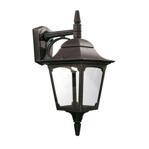 Elstead Lighting Chapel Black Downward Outdoor Wall Light 