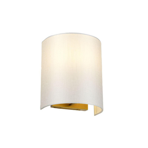 Flambeau Cooper Aged Brass 19cm Wall Light 