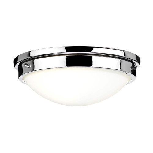 Flambeau Gravity 2 Light Polished Chrome Flush Ceiling Light 