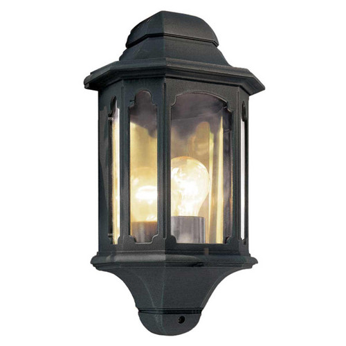 Elstead Lighting Chapel Black Lantern Outdoor Wall Light 
