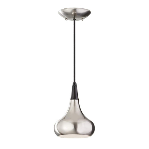 Flambeau Beso Mini Brushed Steel Pendant Light 