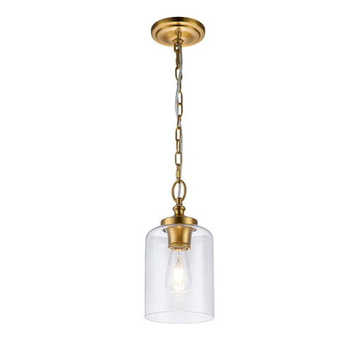 Flambeau Hounslow Burnished Brass Pendant Light 
