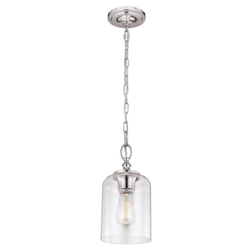 Flambeau Hounslow Polished Nickel Pendant Light 