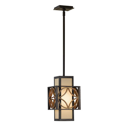 Flambeau Remy Bronze and Gold Mini Pendant Light 