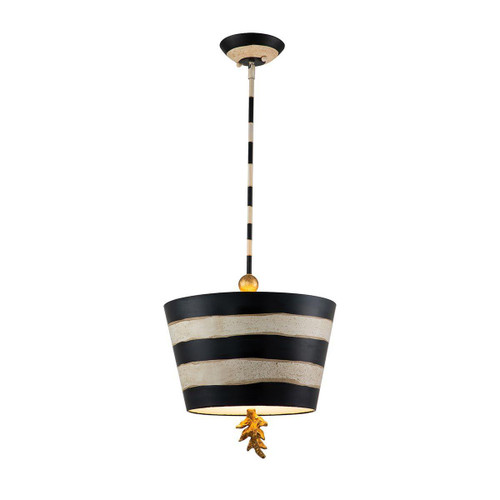 Flambeau South Beach Gold and Black Pendant Light 
