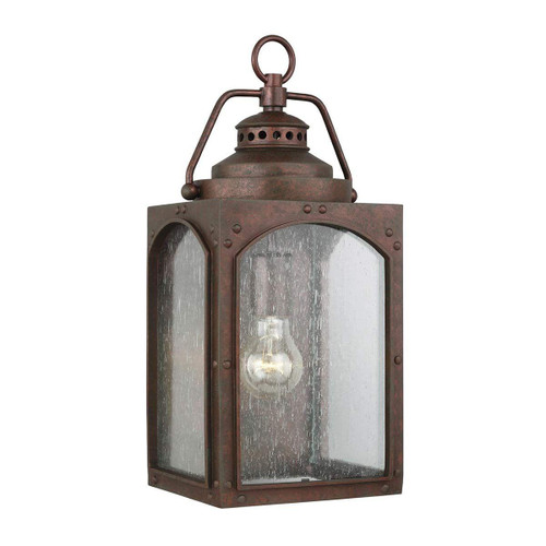 Flambeau Randhurst Copper Oxide 41cm IP44 Wall Light 