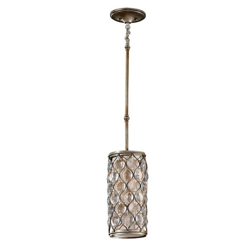 Flambeau Lucia Burnished Silver Mini Pendant Light 